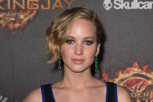 CANNES, FRANCE - MAY 17: Actress Jennifer Lawrence attends "The Hunger Games: Mockingjay Part 1" party at the 67th Annual Cannes Film Festival on May 17, 2014 in Cannes, France. (Photo by Ian Gavan/Getty Images)