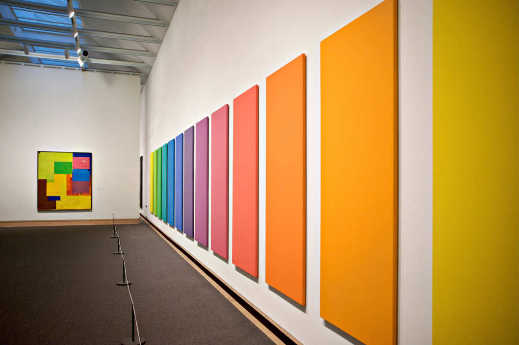 Contemporary art exhibit at the Metropolitan Museum of Art.