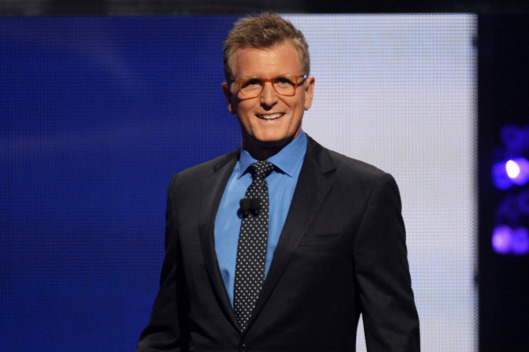 FOX 2014 PROGRAMMING PRESENTATION: Fox Chairman of Entertainment Kevin Reilly announcing FOX's new primetime schedule on Monday, May 12, 2014 at The Beacon Theatre in New York, NY. (Photo by FOX via Getty Images)