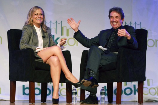 Amy Poehler and Martin Short attend day 3 of the 2014 Bookexpo America at The Jacob K. Javits Convention Center on May 31, 2014 in New York City.