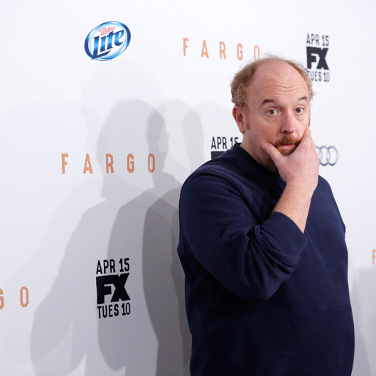 Comedian Louis C.K. attends the FX Networks Upfront screening of "Fargo" at SVA Theater on April 9, 2014 in New York City.
