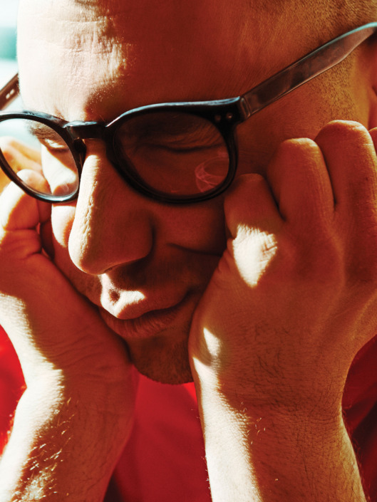 Jack Antonoff at Iris cafe in Brooklyn