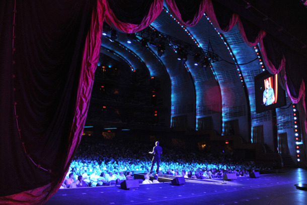 Dave Chappelle performs onstage at Radio City Music Hall on June 18, 2014 in New York City. (Photo by Kevin Mazur/WireImage) Dave Chappelle performs onstage at Radio City Music Hall on June 18, 2014 in New York City. (Photo by Kevin Mazur/WireImage)