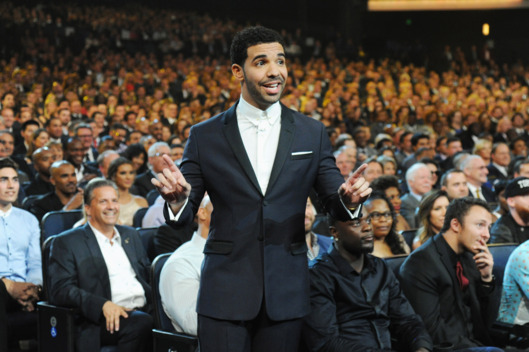 LOS ANGELES, CA - JULY 16: Host Drake attends The 2014 ESPY Awards at Nokia Theatre L.A. Live on July 16, 2014 in Los Angeles, California. (Photo by Kevin Mazur/WireImage)