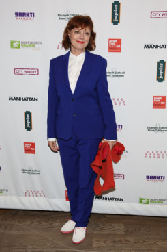 NEW YORK, NY - NOVEMBER 01: Actress Susan Sarandon attends 2014 Hope North Benefit Gala at City Winery on November 1, 2014 in New York City. (Photo by Mireya Acierto/Getty Images)