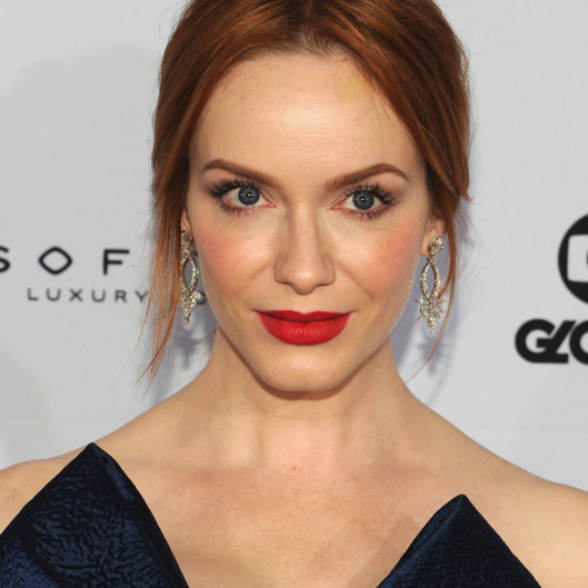 NEW YORK, NY - NOVEMBER 24: Actress Christina Hendricks attends the 2014 International Academy Of Television Arts & Sciences Awards Arrivals at New York Hilton on November 24, 2014 in New York City. (Photo by Andrew Toth/FilmMagic)