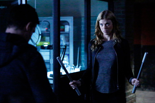 MARVEL'S AGENTS OF S.H.I.E.L.D. - "Who You Really Are" - Coulson and team come to the aid of a confused Lady Sif, who has lost her memory after fighting with a mysterious warrior, whose true mission will send shockwaves through S.H.I.E.L.D. Meanwhile, Bobbi and Mack continue to hide their true mission from everyone close to them, on "Marvel's Agents of S.H.I.E.L.D.," TUESDAY, MARCH 10 (9:00-10:00 p.m., ET) on the ABC Television Network. (ABC/Kelsey McNeal)EDDIE MCCLINTOCK, ADRIANNE PALICKI