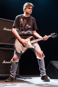 BARCELONA, SPAIN - MAY 28: Steve Albini of Shellac performs on stage during the first day of Primavera Sound 2014 at Barts on May 28, 2014 in Barcelona, Spain. (Photo by Jordi Vidal/Redferns via Getty Images)