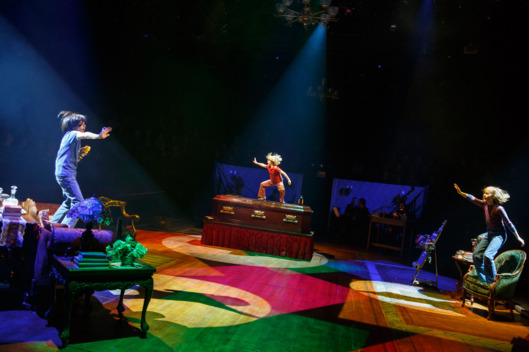 Fun HomeCircle in the Square TheatreCast List:Michael CerverisJudy KuhnBeth MaloneSydney LucasEmily SkeggsJoel PerezRoberta ColindrezZell MorrowOscar WilliamsProduction Credits:Sam Gold (Direction)Danny Mefford (Choreography)David Zinn (Set and Costume Design)Ben Stanton (Lighting Design)Kai Harada (Sound Design)Chris Fenwick (Music Direction)Other Credits:Lyrics by: Lisa KronMusic by: Jeanine TesoriBook by Lisa Kron