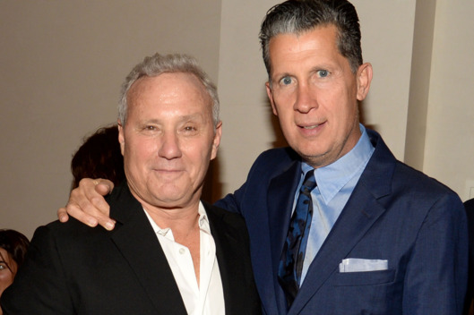 Ian Schrager, Stefano Tonchi==IAN SCHRAGER AND STEFANO TONCHI CELEBRATE THE LAUNCH OF THE NEW YORK EDITION AND W ART==The New York EDITION, NYC==May 12, 2015==?Patrick McMullan==Photo - Clint Spaulding/PatrickMcMullan.com====