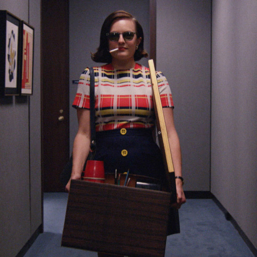 Elisabeth Moss as Peggy Olson - Mad Men _ Season 7B, Episode 12 - Photo Credit: Courtesy of AMC