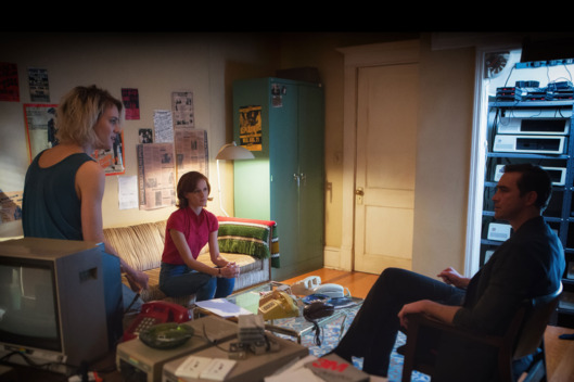 Mackenzie Davis as Cameron Howe, Kerry Bishe as Donna Clark and Lee Pace as Joe MacMillan - Halt and Catch Fire _ Season 2, Episode 6 - Photo Credit: Annette Brown/AMC