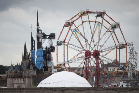 Banksy Unveils Dismaland Bemusement Park In Weston-Super-Mare