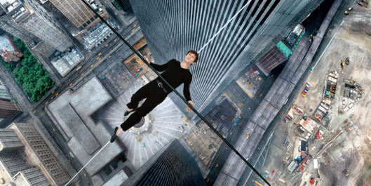 Philippe Petite (Joseph Gordon-Levitt) in TriStar Pictures' THE WALK.