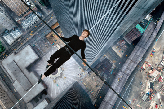 Philippe Petite (Joseph Gordon-Levitt) in TriStar Pictures' THE WALK.