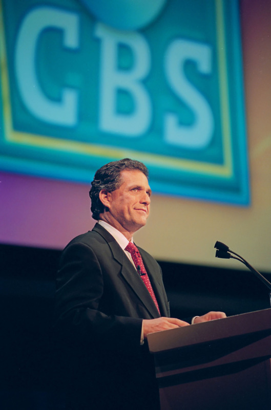 Leslie Moonves at the CBS Upfront presentation, New York, NY. Image dated May 20, 1998. Copyright © 1998 CBS Broadcasting Inc. All Rights Reserved. Credit: John Paul Filo. File: 87661_2_7