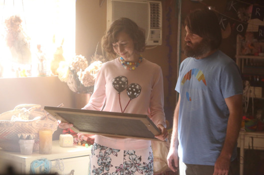 THE LAST MAN ON EARTH: Carol (Kristen Schaal, L) and Phil (Will Forte, R) in the "Is Anybody Out There?" season two premiere episode of THE LAST MAN ON EARTH airing Sunday, Sept. 27 (9:30-10:00 PM ET/PT) on FOX. ©2015 Fox Broadcasting Co. Cr: Jordin Althaus/FOX