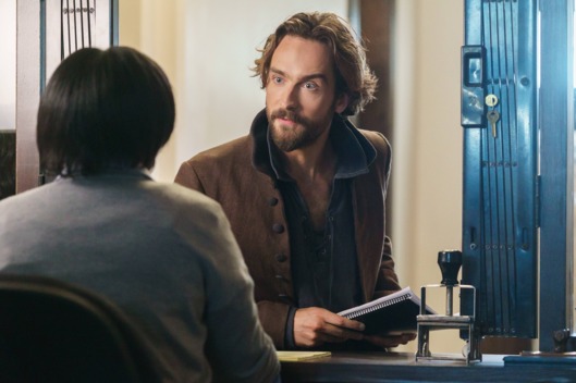 SLEEPY HOLLOW: Ichabod Crane (Tom Mison) in the "Blood & Fear" episode of SLEEPY HOLLOW airing Thursday, Oct. 15 (9:00-10:00 PM ET/PT) on FOX. ©2015 Fox Broadcasting Co. CR: Tina Rowden/FOX