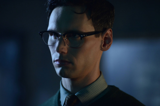 GOTHAM: L-R: Cory Michael in the “Rise of the Villains: A Bitter Pill to Swallow” episode of GOTHAM airing Monday, Nov. 16 (8:00-9:00 PM ET/PT) on FOX. ©2015 Fox Broadcasting Co. Cr: Nicole Rivelli/ FOX
