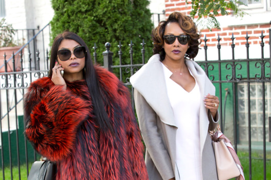 EMPIRE: L-R: Taraji P. Henson and guest star Vivica A. Fox in the “Sinned Against” episode of EMPIRE airing Wednesday, Nov. 25 (9:00-10:00 PM ET/PT) on FOX. ©2015 Fox Broadcasting Co. Cr: Chuck Hodes/FOX.