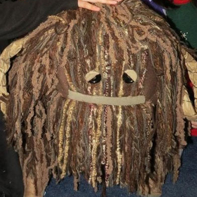Amy Sjoberg’s homemade bantha footstool