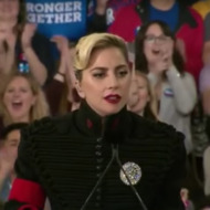 Watch Lady Gaga Open for Hillary Clinton at Last Campaign Stop