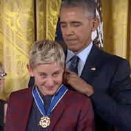 Ellen DeGeneres Sheds The Final Tears of The Republic As Obama Awards Her The Presidential Medal of Freedom