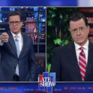 Colbert Report’s Stephen Colbert Momentarily Took Over the Late Show For ‘The Werd’ on Trump’s Budget
