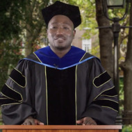 Hannibal Buress Challenges the Class of 2017: Invent a Mirror That Shows Everyone What They’d Look Like With a Ponytail