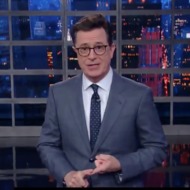 Stephen Colbert Looks Into Trump’s Latest Attack Against Amazon