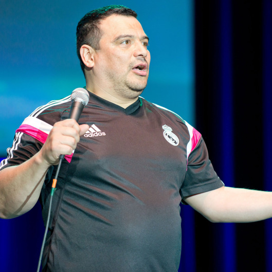 Comedian Carlos Mencia Performance At Route 66 Casino's Legends Theater