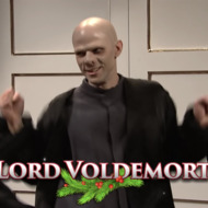 Lord Voldemort and Elton John Reluctantly Stop by Theresa May’s SNL Christmas Extravaganza