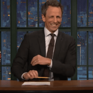 Seth Meyers Learns What the Peach Emoji Means