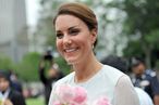 Sept. 14, 2012 - Kuala Lumpur, Malaysia - CATHERINE, the Duchess of Cambridge, smiles as she walks in the garden of KLCC during the Cultural Fair event in Kuala Lumpur. Britain's Prince William and his wife Catherine are visiting Malaysian capital Kuala Lumpur as part of a nine-day Southeast Asian and Pacific tour marking Queen Elizabeth II's Diamond Jubilee. (Credit Image: © Najjua Zulkefli/ZUMAPRESS.com)
