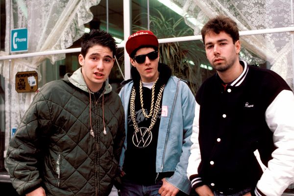 UNITED STATES - APRIL 01:  Photo of BEASTIE BOYS  (Photo by Ebet Roberts/Redferns)