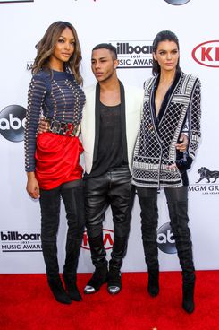 Kylie Jenner and Kendall Jenner attend the 2015 Billboard award wearing Balmain x H&M