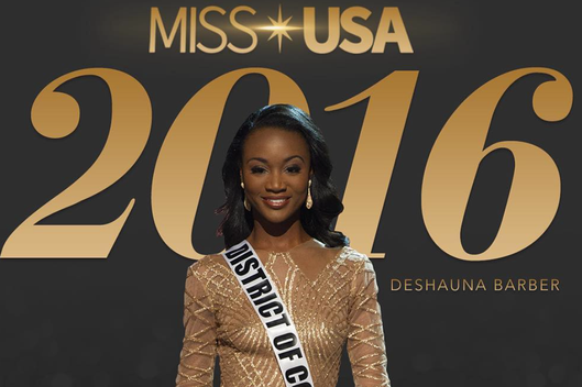 Deshauna Barber - Who won Miss 52 USA 2016 - Julianne Hough Miss Hawaii 2016