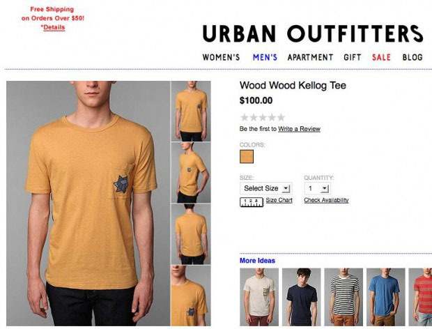 Controversy The Anti Defamation League Got Upset At Urban Outfitters Who Else For Selling A Shirt With A Patch That Looked Like The Star Of David That Controversy The Anti Defamation League Got Upset At Urban Outfitters Who Else For Selling A Shirt With A Patch That Looked Like The Star Of David That