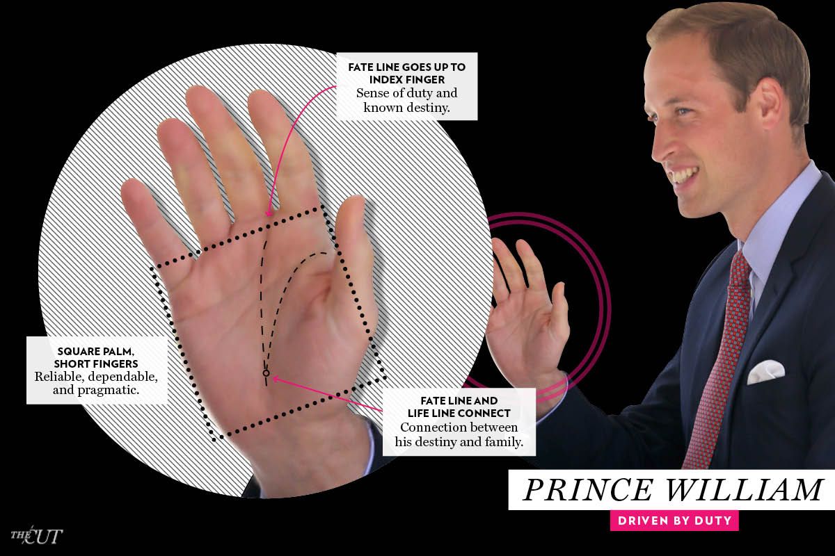 Prince William: Driven by Duty - 16 Celebrity Palm Readings - The Cut