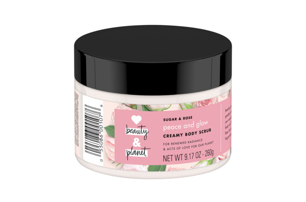 Love Beauty and Planet Sugar and Rose Scrub Peace and Glow Creamy Body Scrub