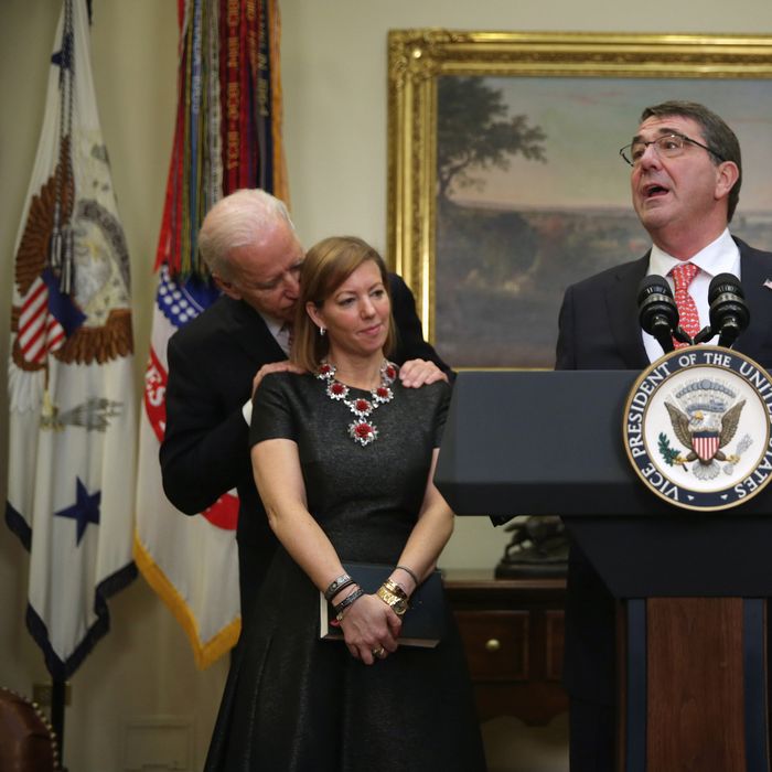 Image result for joe biden touching women