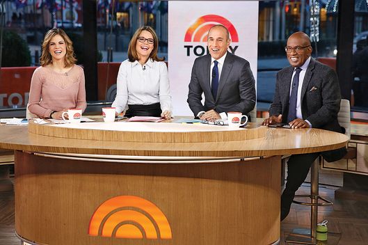 TODAY -- Pictured: (l-r) Natalie Morales, Savannah Guthrie, Matt Lauer and Al Roker appear on NBC News' "Today" show -- (Photo by: Peter Kramer/NBC/NBC NewsWire via Getty Images)