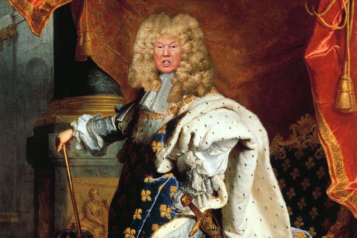 Image result for trump as louis xiv