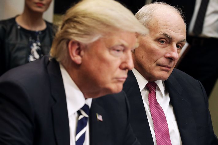 Image result for photos of general kelly and trump