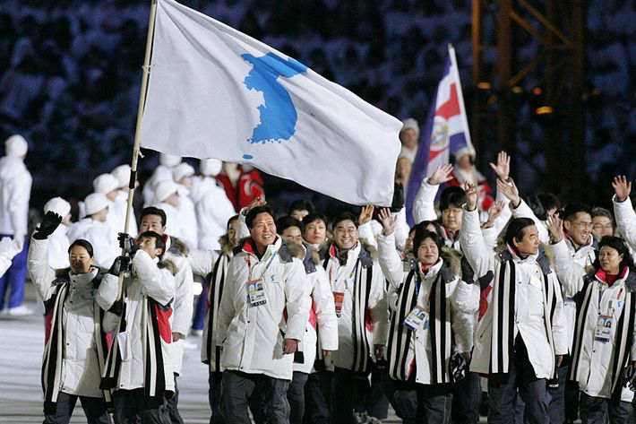 Image result for North and South Korea will march under a single flag