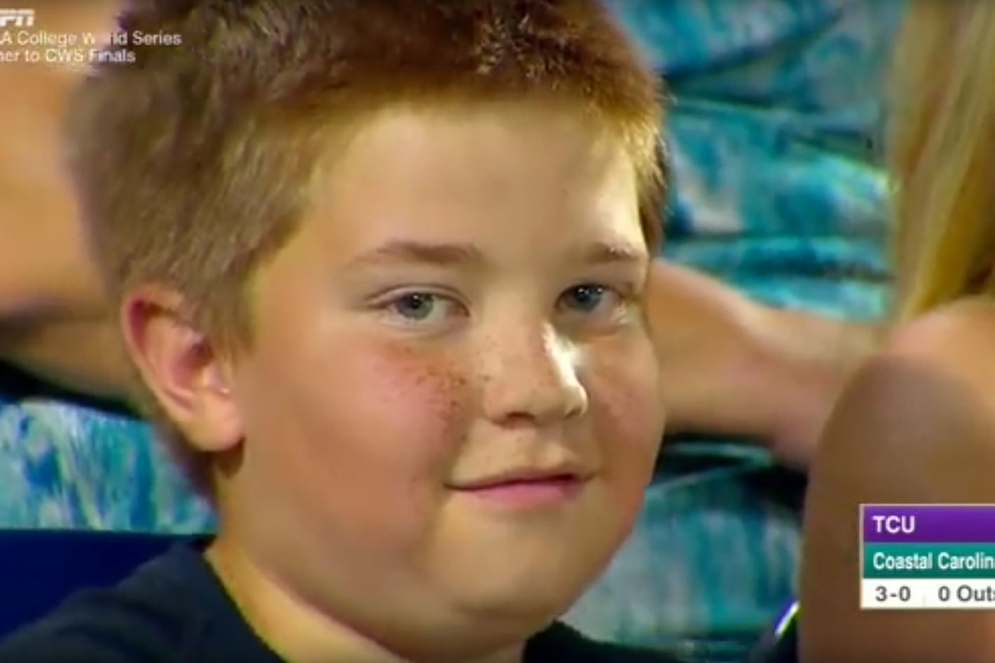 Boy Staring During Baseball Game Becomes Meme Legend