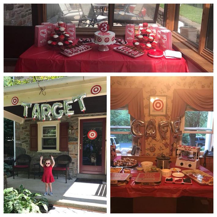 Little Girl Has Target  Store Themed Birthday  Party 