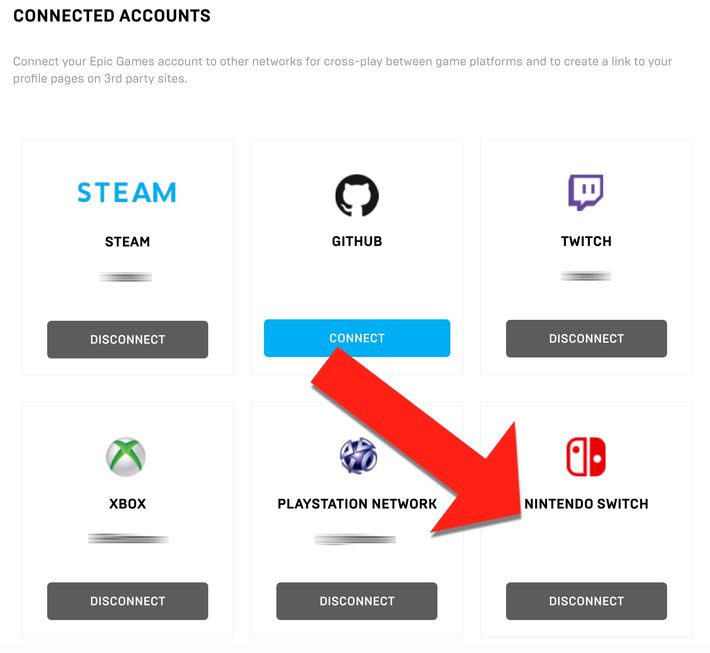 photo screenshot - how to remove a fortnite account from nintendo switch