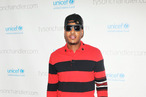NBA basketball player Carmelo Anthony attends the