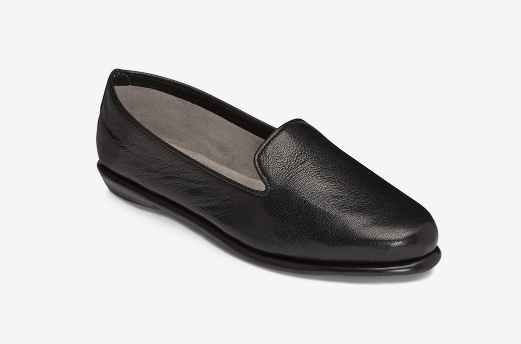 most comfortable black flats for work